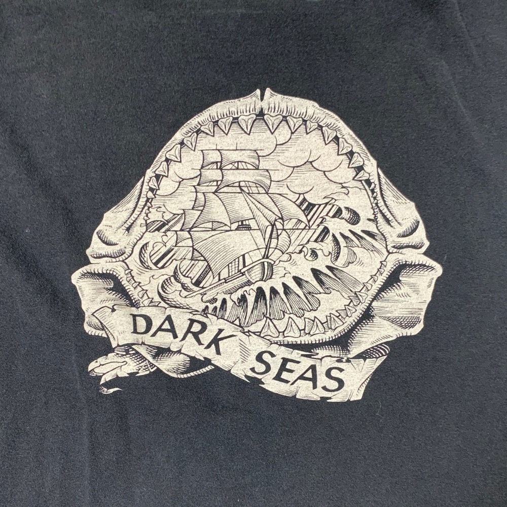 Dark Seas Men’s Black Graphic T-Shirt